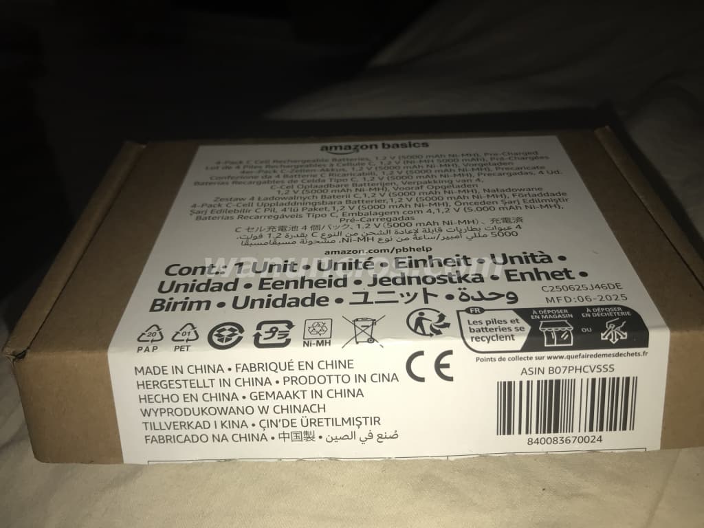 25 US$ - PILAS RECARGABLES TIPO C MARCA AMAZON NUEVAS (PANAMÁ OESTE) 3