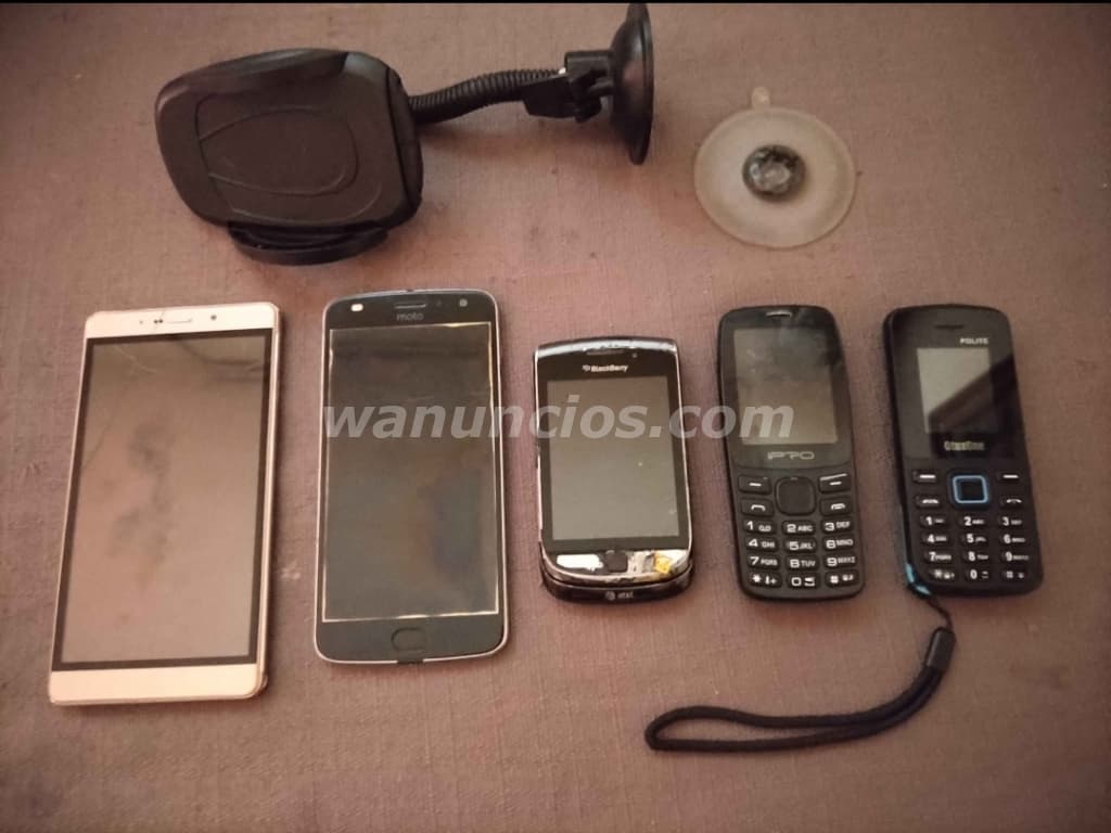 600 Pesos - Lote de 5 Celulares para Repuestos o Reparar - Precio de Remate! (Oriental)
