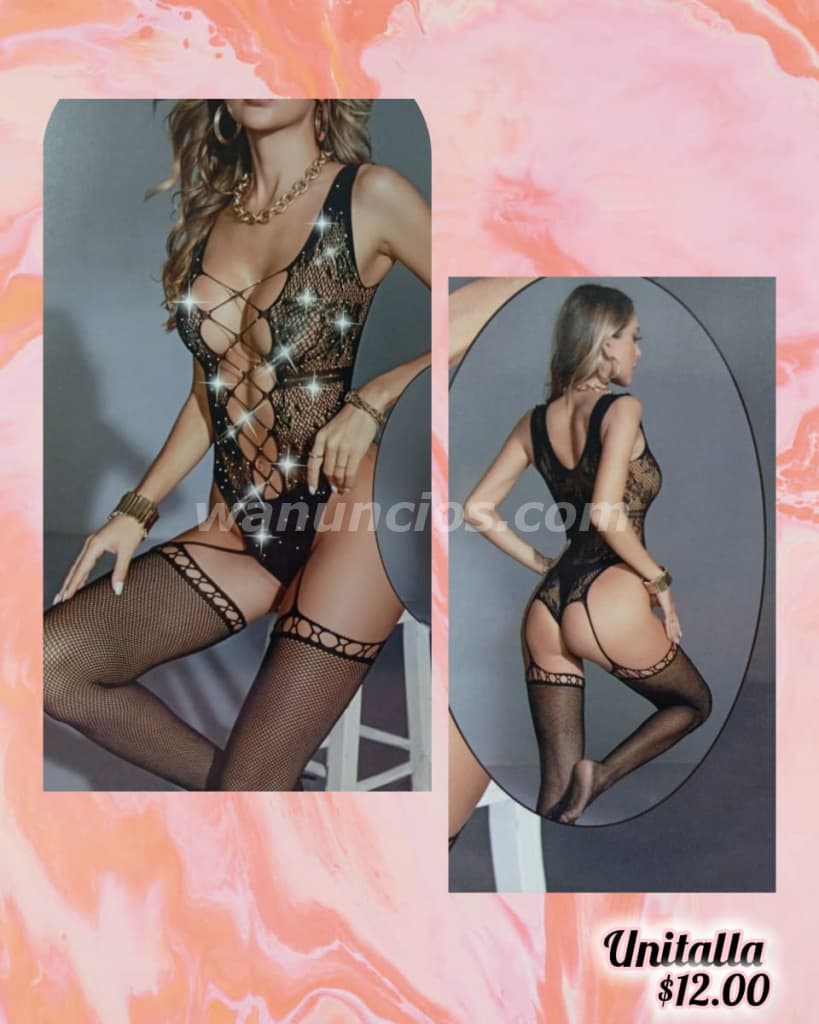 12 US$ - Cómoda lencería de malla para tu noche de pasión (San Salvador) 3