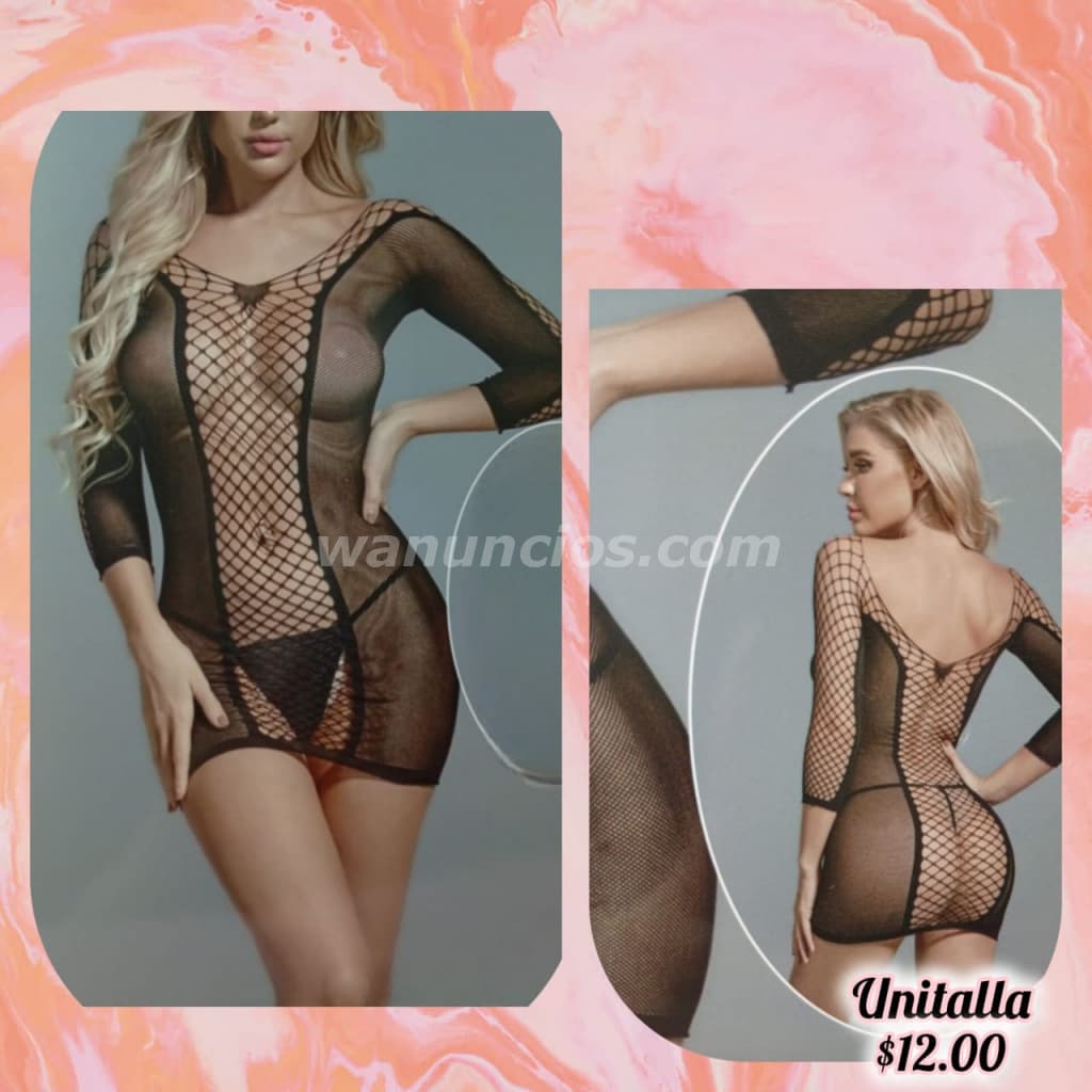 12 US$ - Cómoda lencería de malla para tu noche de pasión (San Salvador) 5