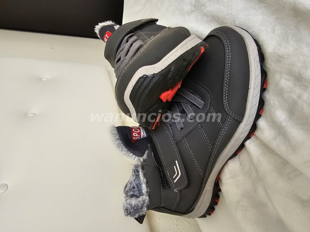 35 € - Botas Invernales Premium Para Hombre Gris (Madrid) 3