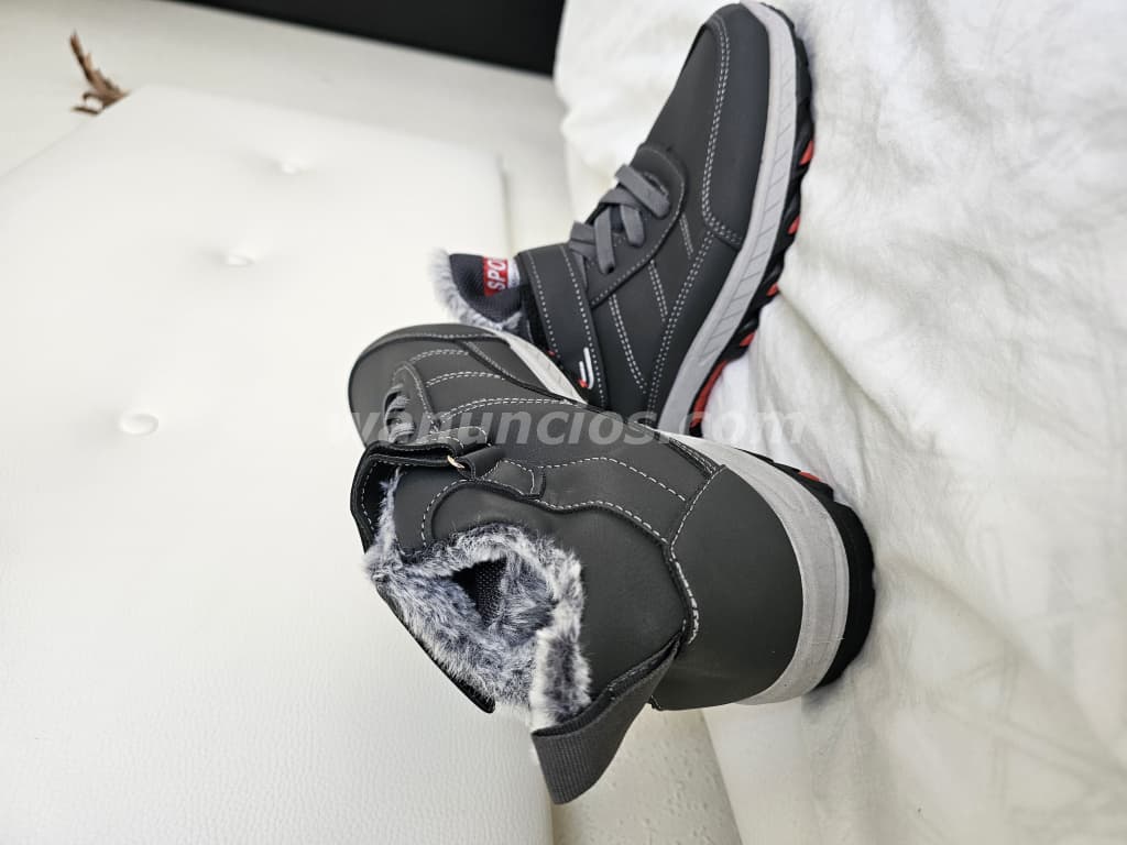 35 € - Botas Invernales Premium Para Hombre Gris (Madrid) 5