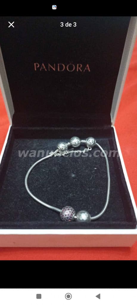 175 US$ - Vendo pulseras y anillos Pandora , preguntarme (San miguelito)