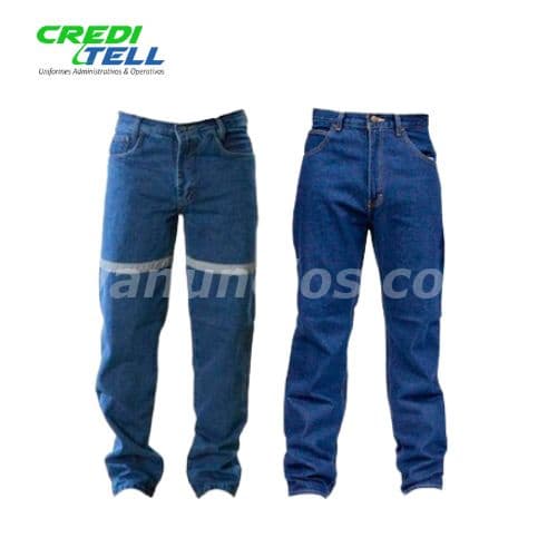 1 US$ - Pantalón de trabajo en tela jean al por mayor