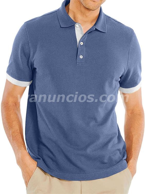 1 US$ - Camisetas tipo polo para uniformes de trabajo