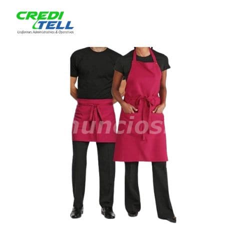 1 US$ - Delantales con pechera y de mesero para uniformes