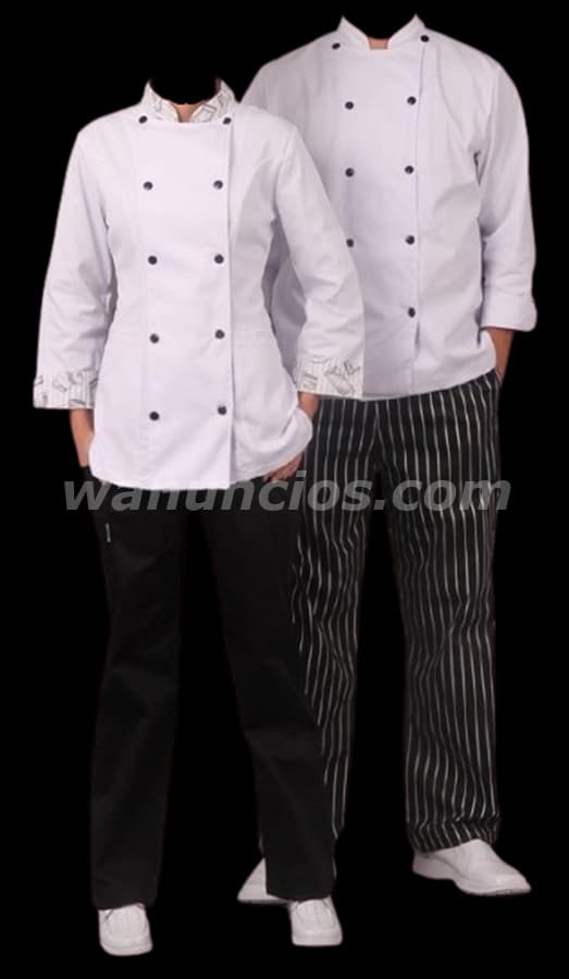 1 US$ - Conjuntos de hombre y mujer para restaurantes