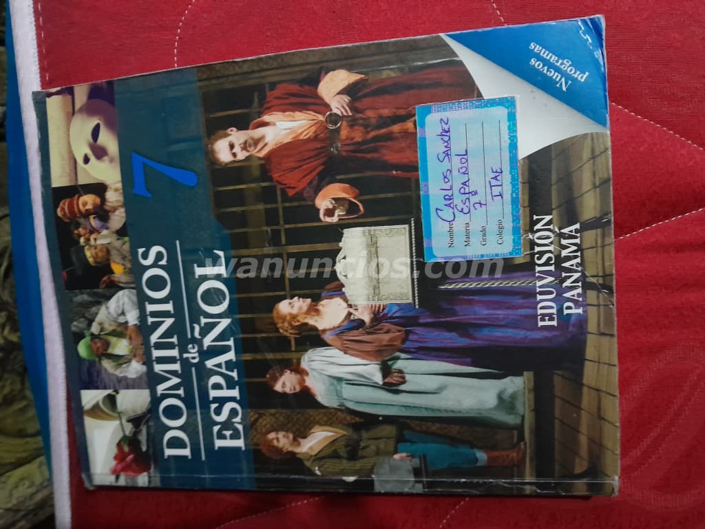 10 US$ - Se vende libro de audivision 7 año español (En la estación del metro)