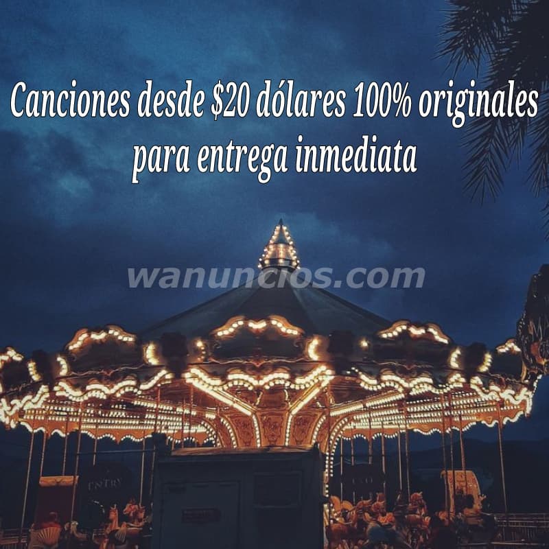 20 US$ - Letra de canciones desde $20 para ti, específicamente del genero urbano. (Santa Ana)