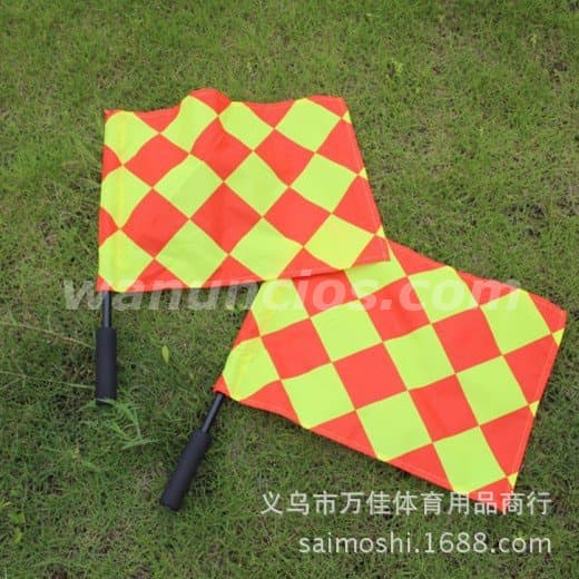 BANDERINES DE ARBITRO PARA PARTIDOS DE FUTBOL 2