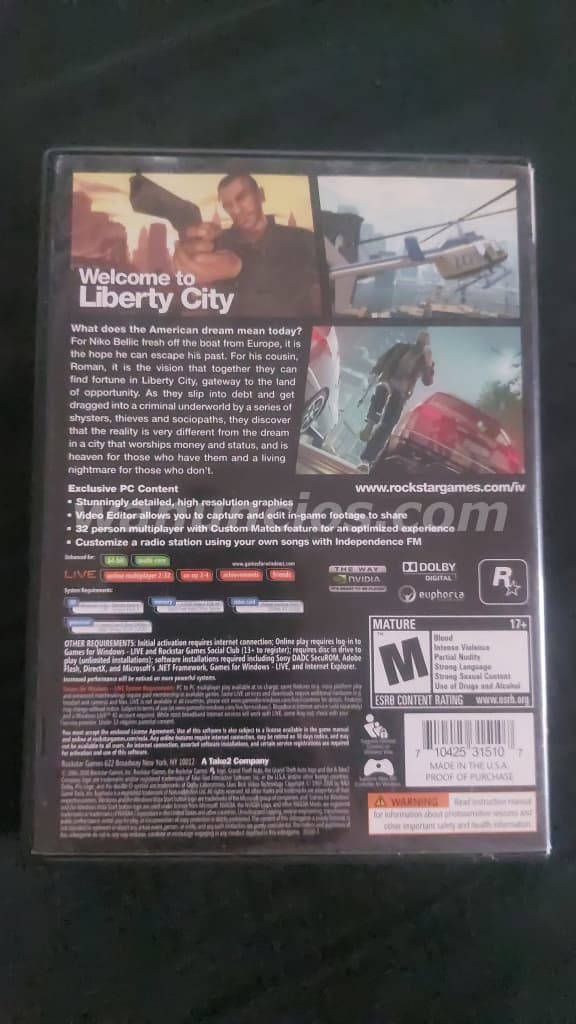 87 Balboas - Grand Theft Auto IV - Standard Edition (PC, 2008) 2