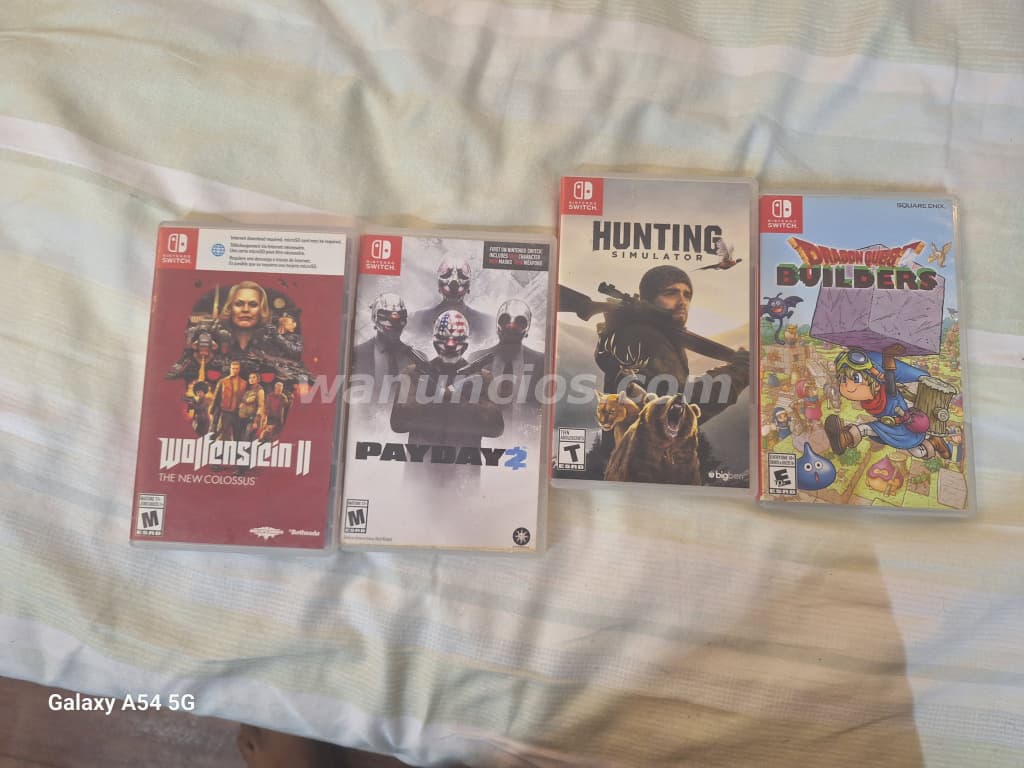 80 US$ - Vendo juegos de nintendo switch a 10 palos cada 1 (Brisas del golf)