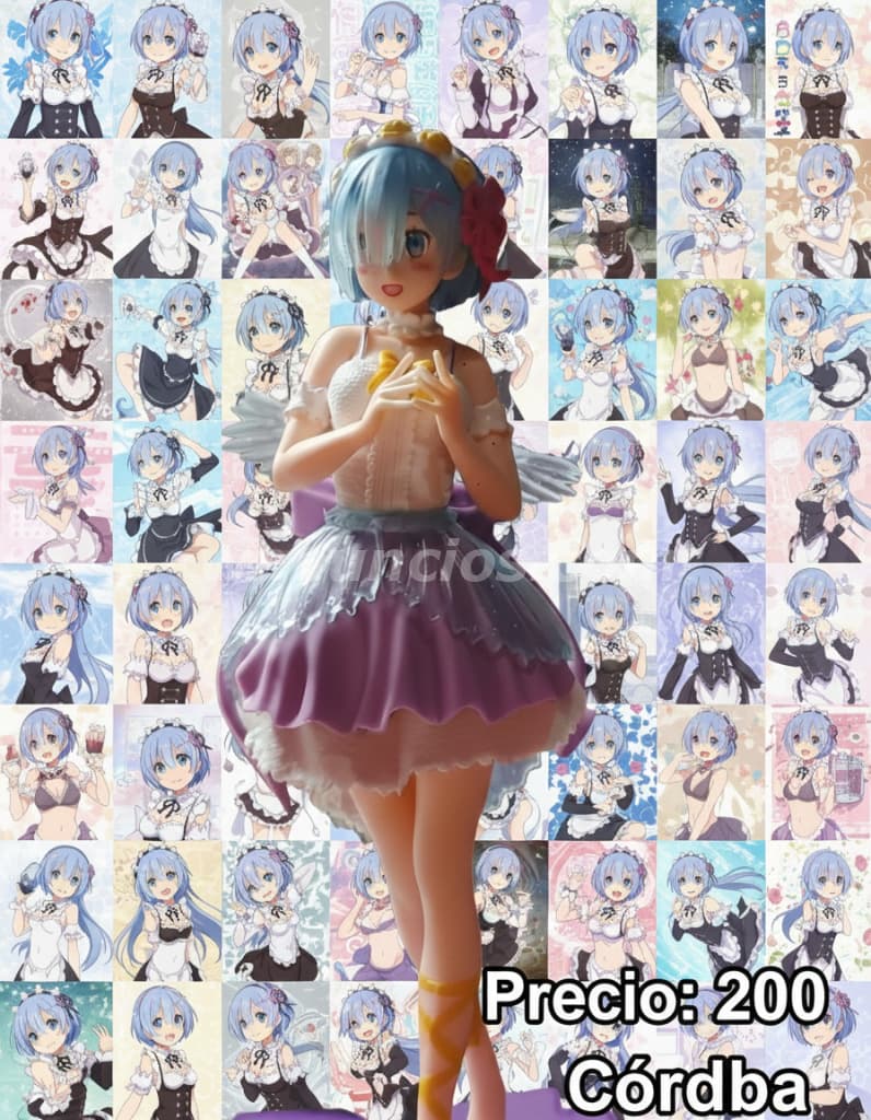 200 Córdobas - Figura de rem nueva con su base flor morada (Cuidad jardin) 2