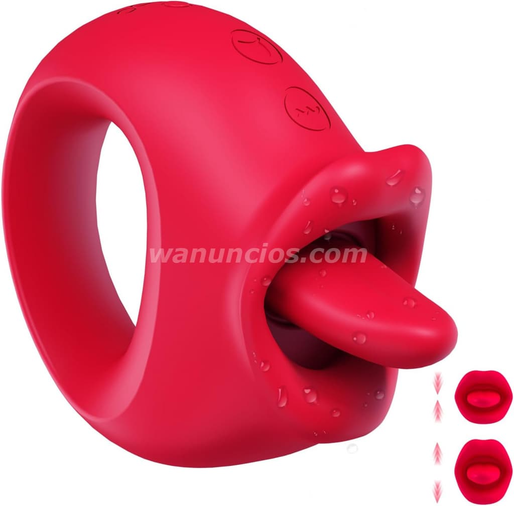 Vibrador de lengua 2 en 1 para clitoris y vagina