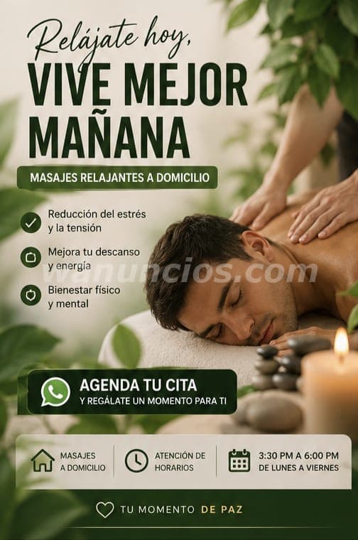 Masajes relajantes para desestresarte en tu fib de semana (Capital mixco)