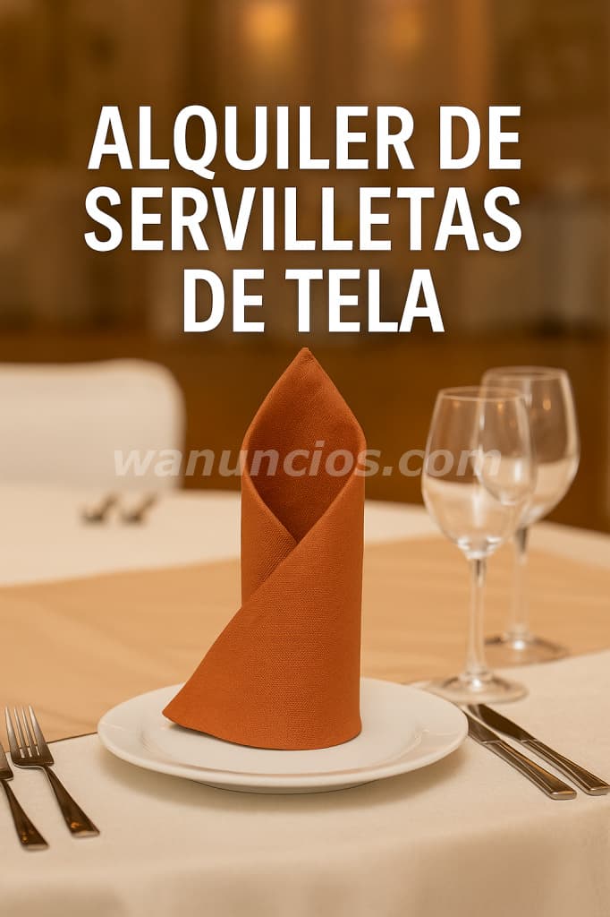 Alquiler de Servilletas de Tela para Eventos (San Juan de Miraflores)