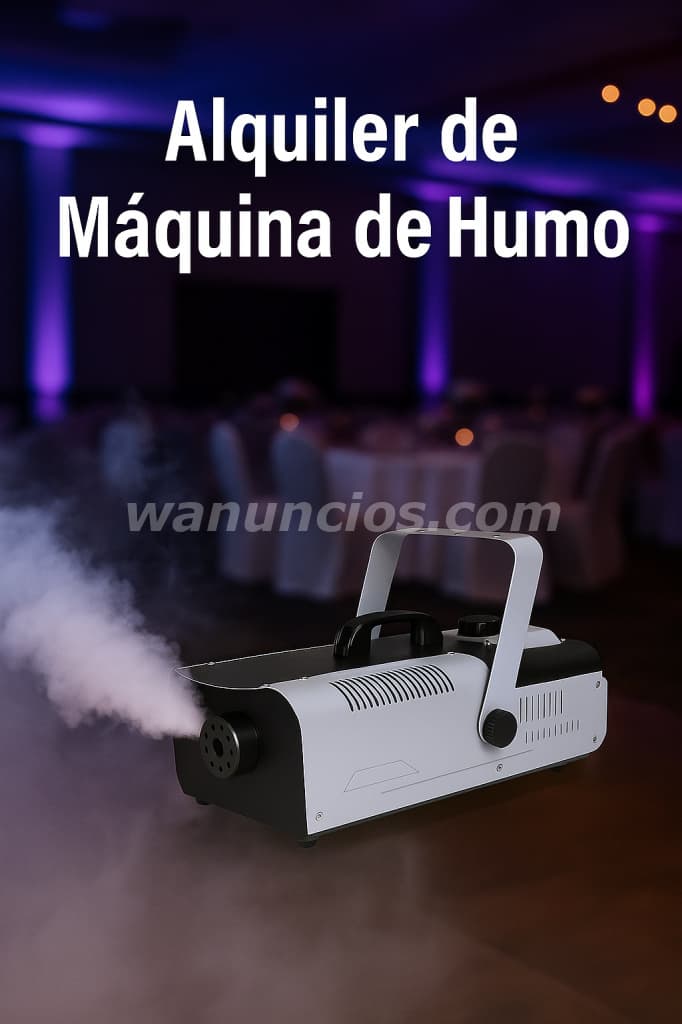 Alquiler de Máquina de Humo para Eventos (Lima)