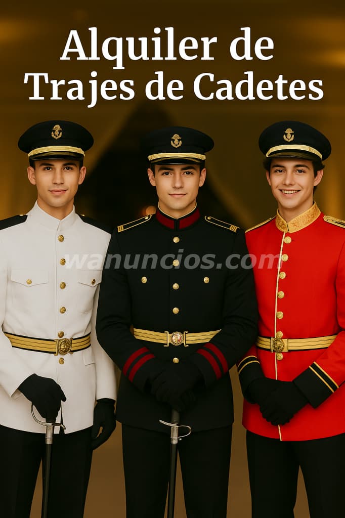 Alquiler de Uniformes de Gala para Cadetes (Lima)