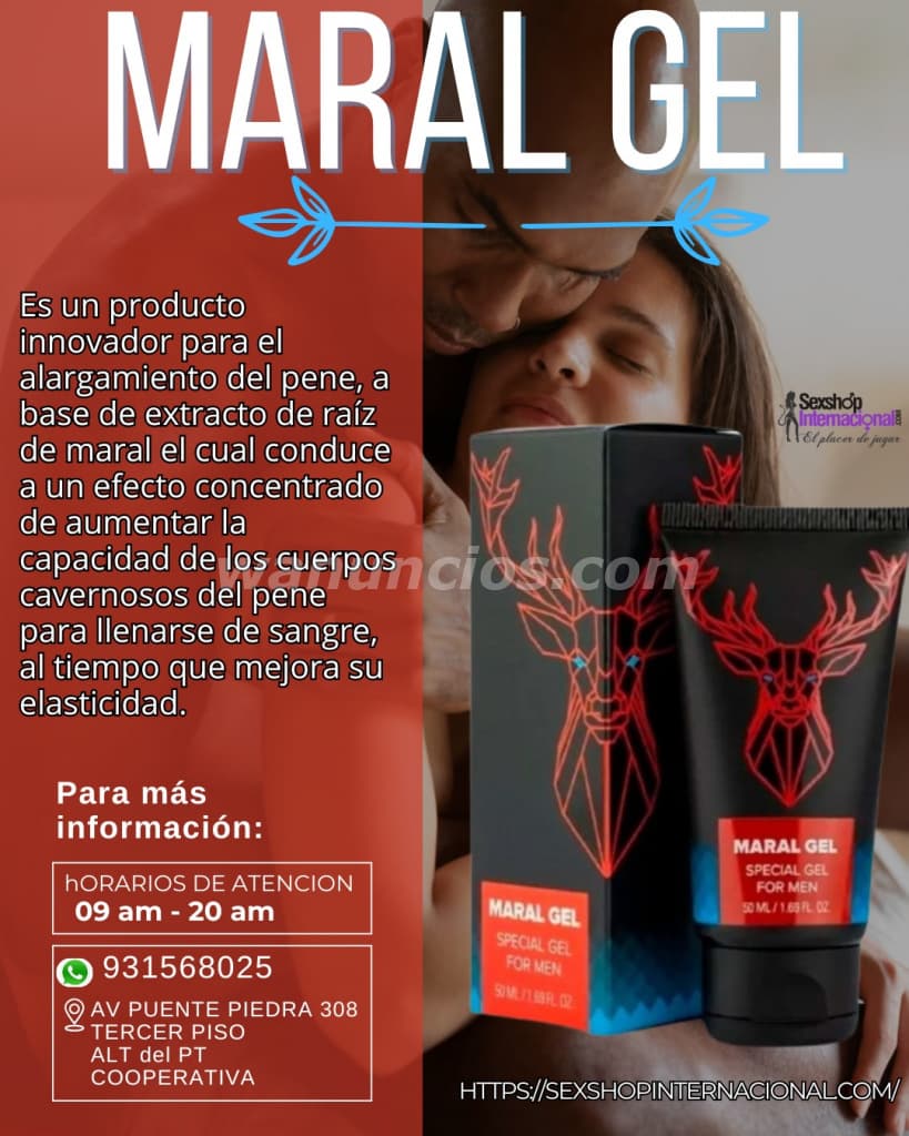 MARAL GEL TE BRINDA ALARGAMIENTO ASEGURADO (PUENTE PIEDRA)