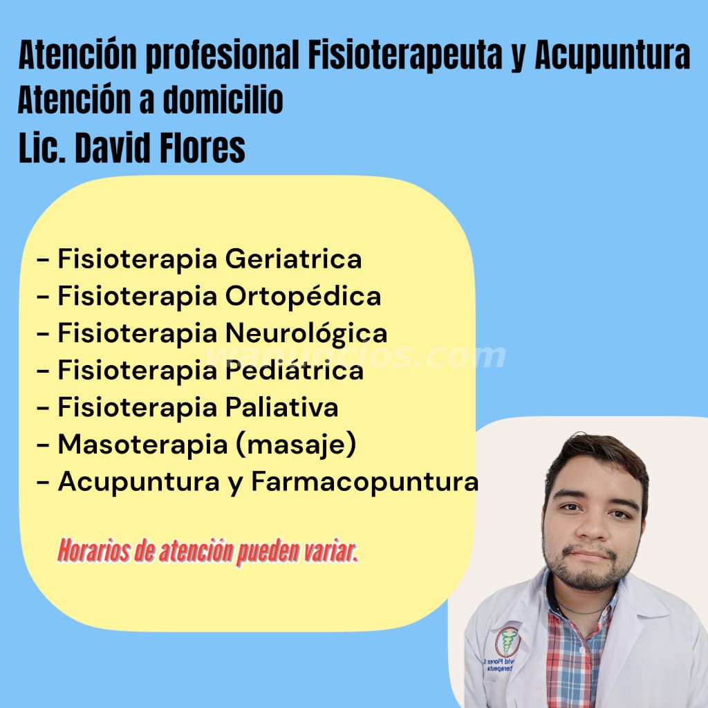 Fisioterapia, Acupuntura y masaje terapeutico (Managua, C. Sandino, Masaya)