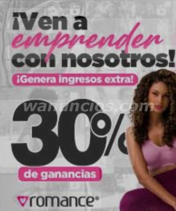 Emprende con nosotros ganancias 30%, ropa brasileña