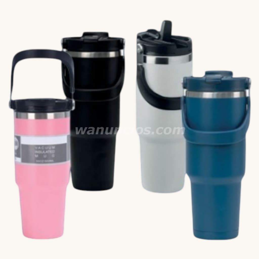 1 US$ - Termo de acero inoxidable (900ML) personalizado