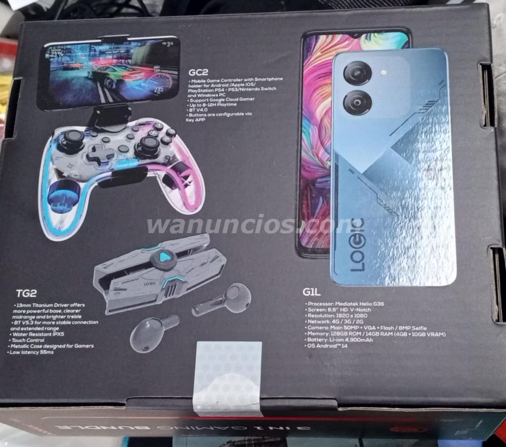 185 US$ - Kit gamer logic g1l 3 en 1, todo lo que necesitas para una tarde de juego (San salvador, p