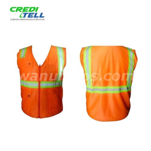 1 US$ - CHALECOS CON CINTA REFLECTIVA PARA SEGURIDAD