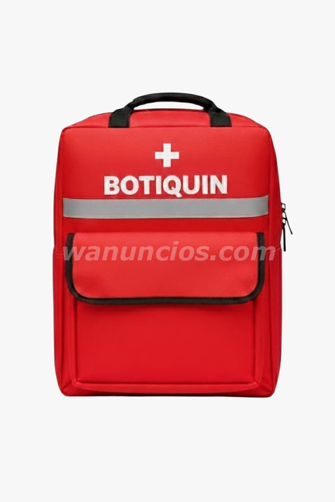 1 US$ - Bolso botiquín tipo mochila para primeros auxilios