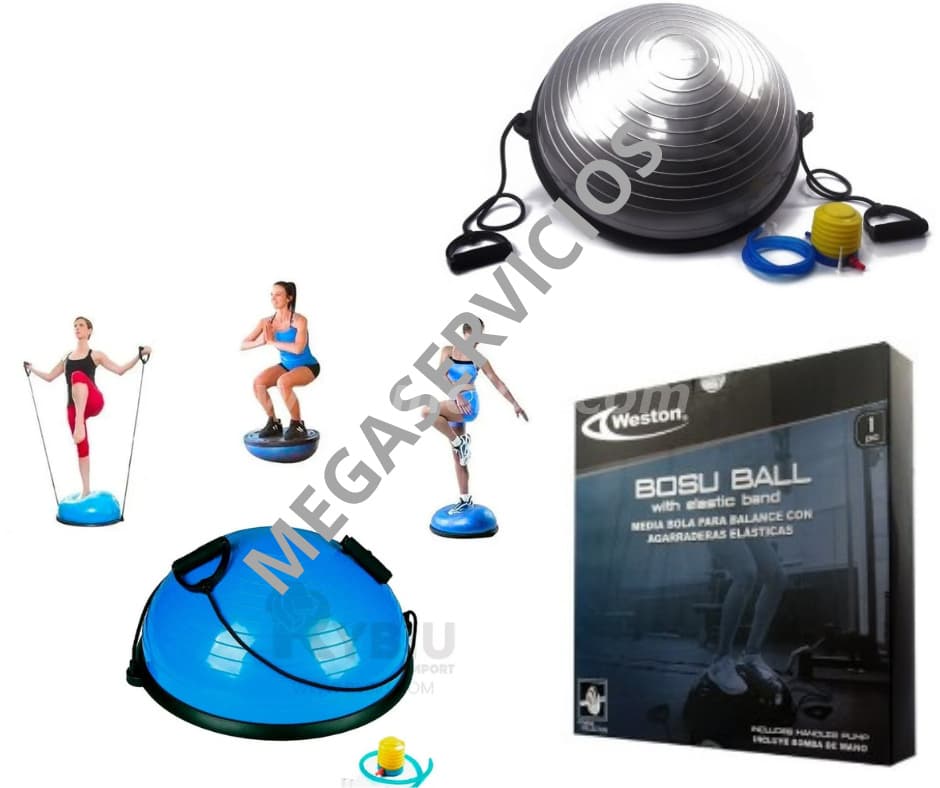 1 US$ - BOSU MEDIA ESFERA PARA EJERCICIOS FITNESS